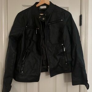 Like New Faux Leather Jacket